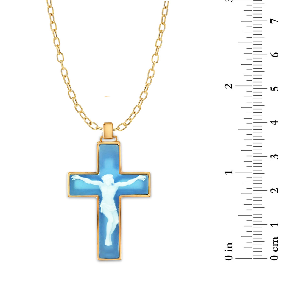 Manto Sagrado Azul Mediano